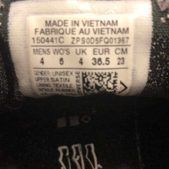 Swirled multicolored low top converse - Picture 4 of 4